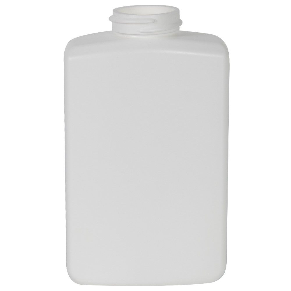 8 Oz White HDPE Ideal Oblong Bottle With 33 400 Neck Cap Sold