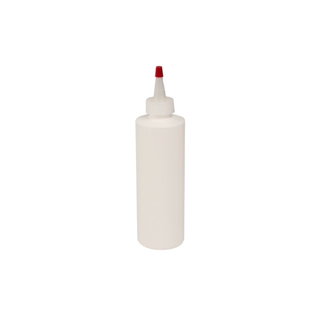 Oz White Hdpe Cylindrical Sample Bottle With White Yorker