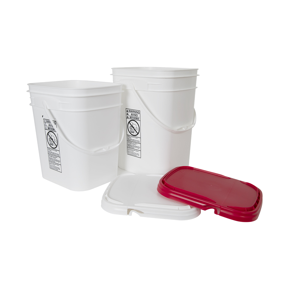 Letica Rectangular Tamper Evident Bucket U S Plastic Corp