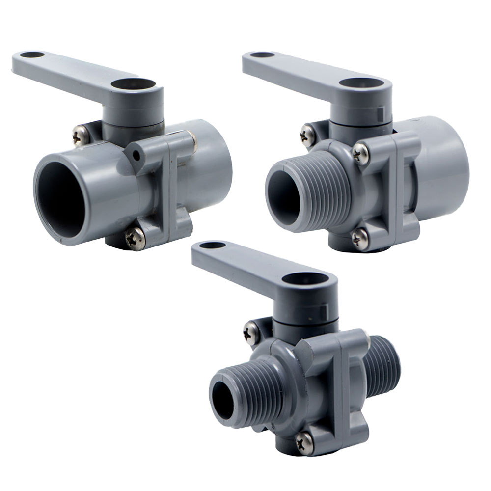 2 Way Ball Valve Pvc