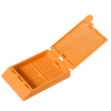 Orange Biopsy Cassettes with Lids