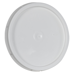 White Solid Tear Tab Bucket Lid