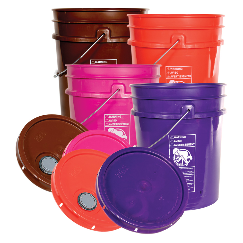 pink 5 gallon bucket
