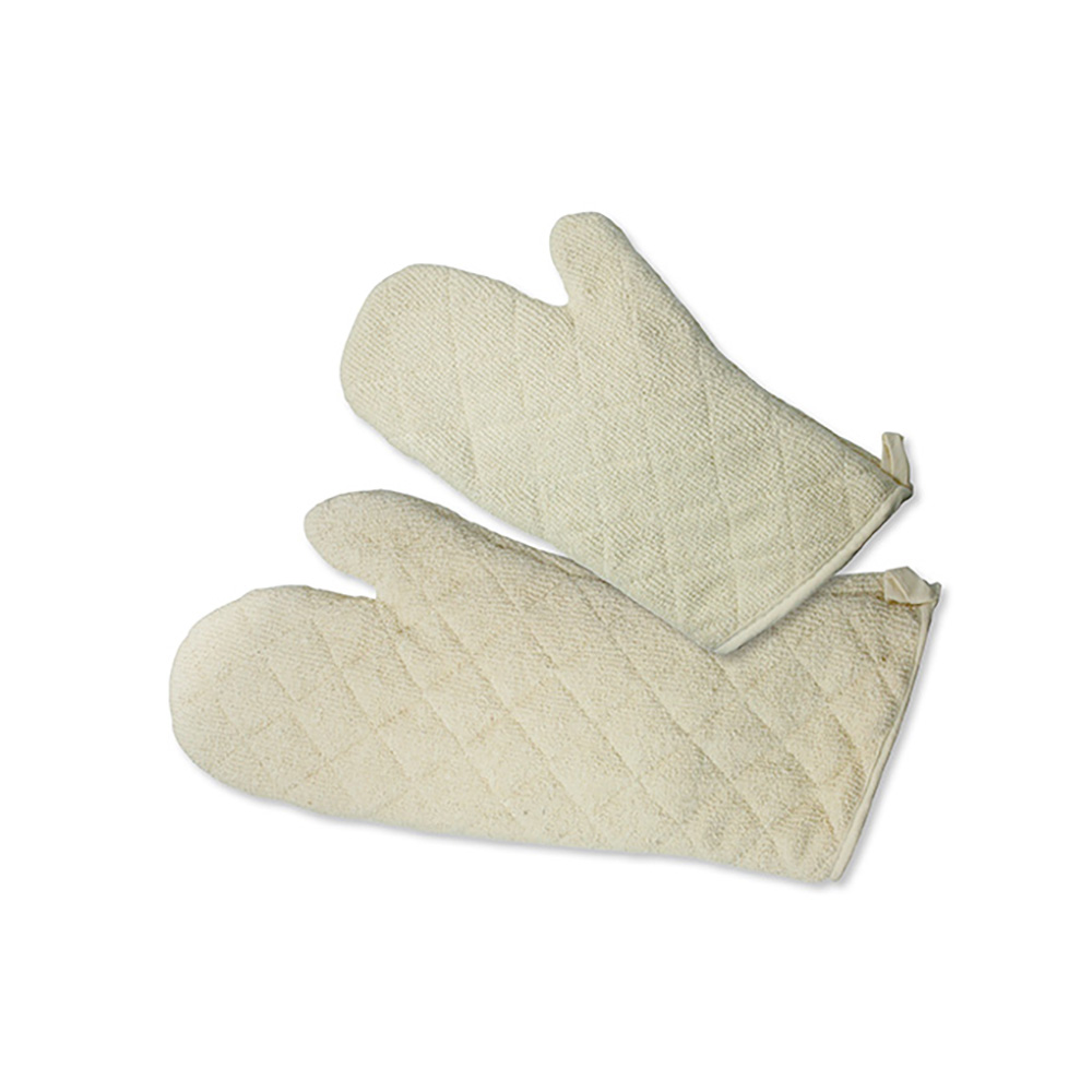 High-Heat Terry Cloth Oven Mitts | U.S. Plastic Corp.