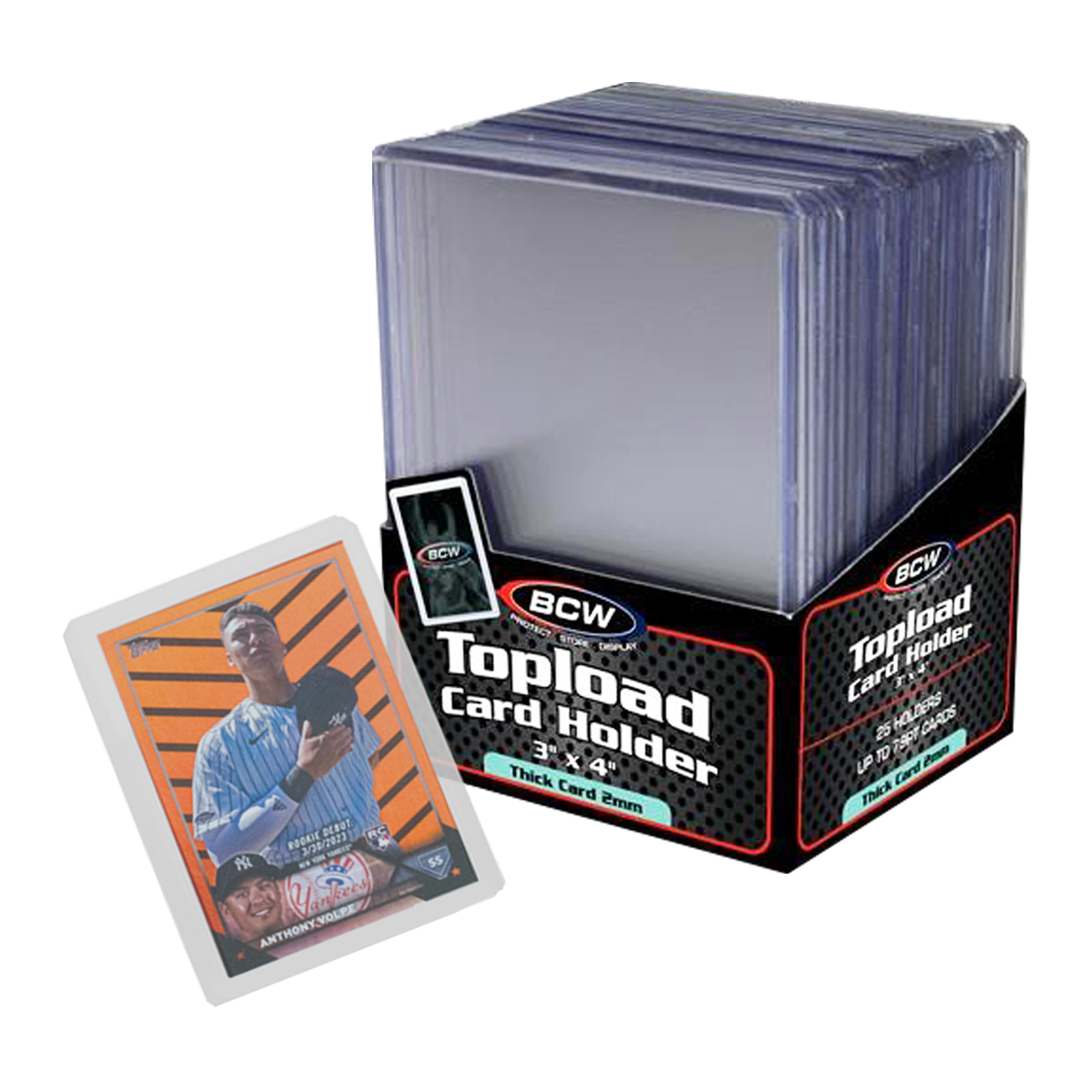 1,000 BCW Top Loaders (40 outlets Packs of 25)