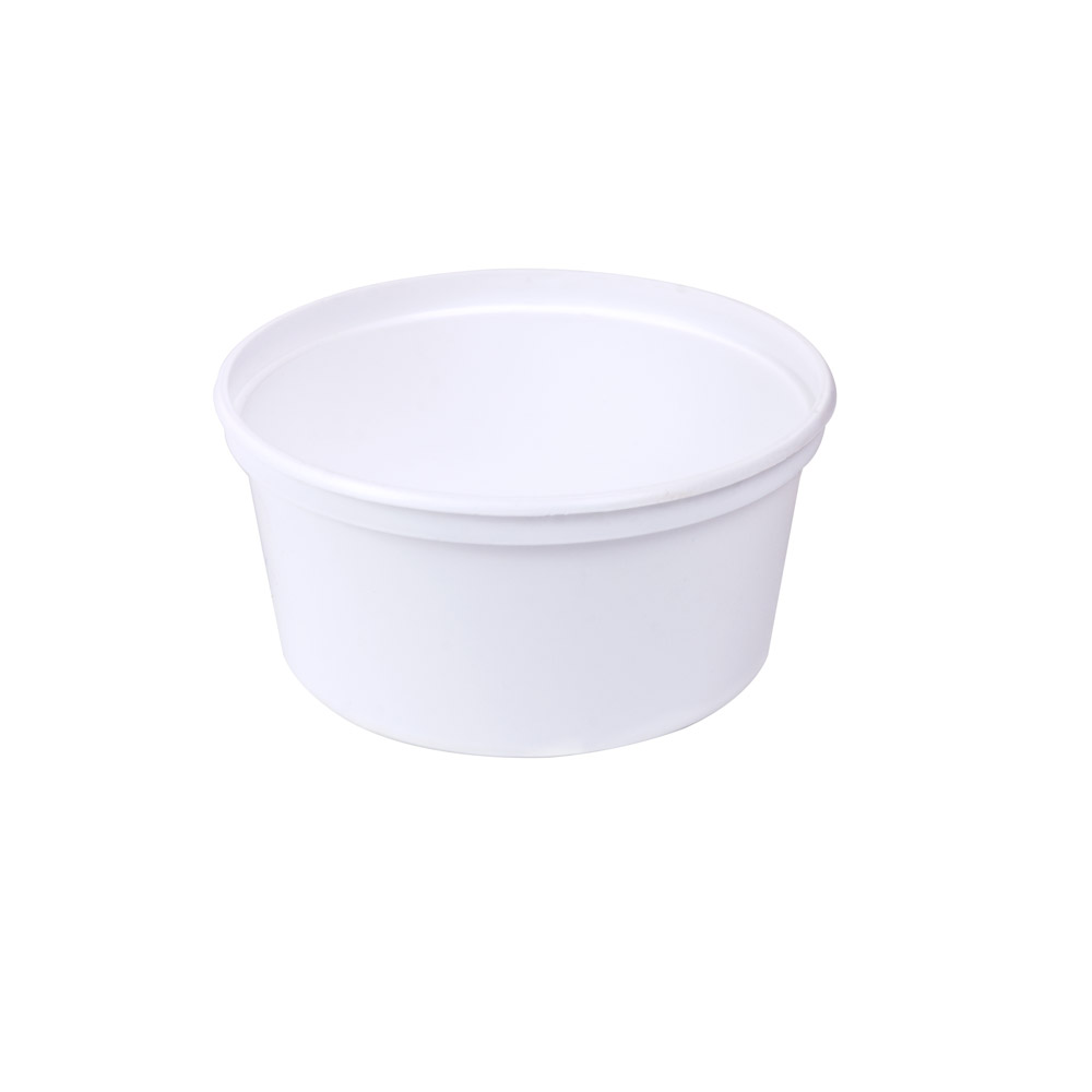 12 oz. White Polypropylene Container - 4.6