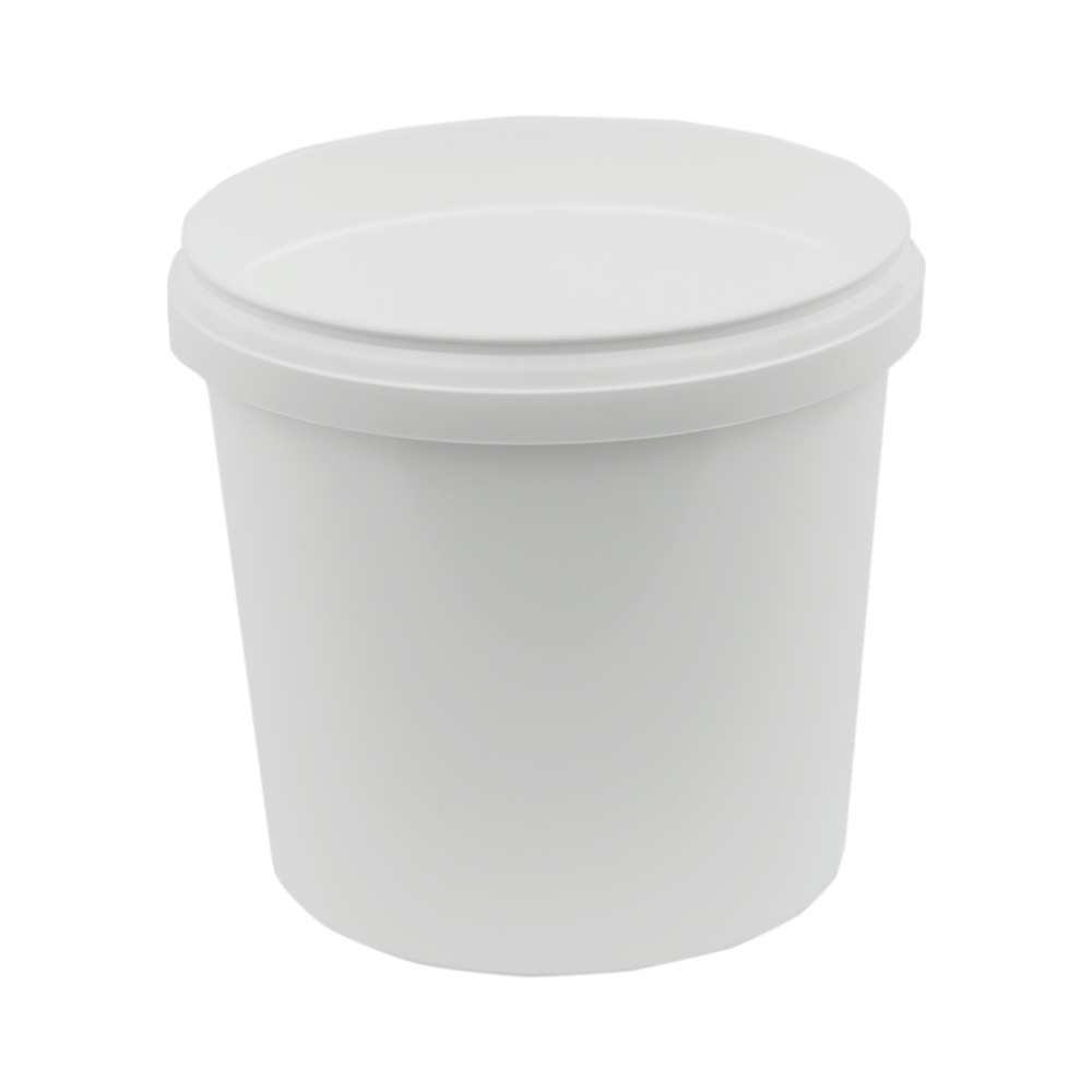 24 oz. White Safe Lock Container (Lid Sold Separately) | U.S. Plastic Corp.