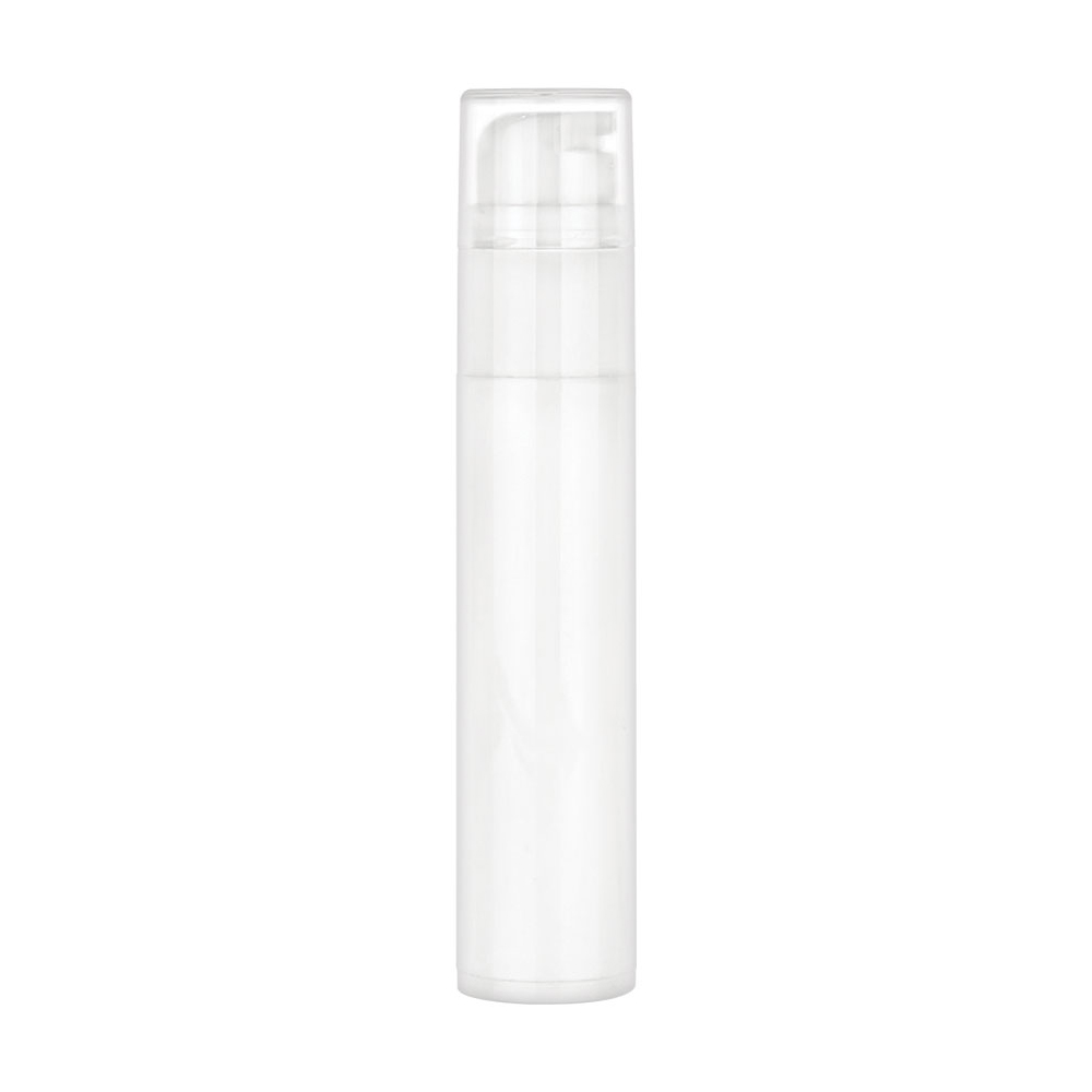 50mL White Airless Dispenser with 20mm Cap & Clear Hood | U.S. Plastic ...