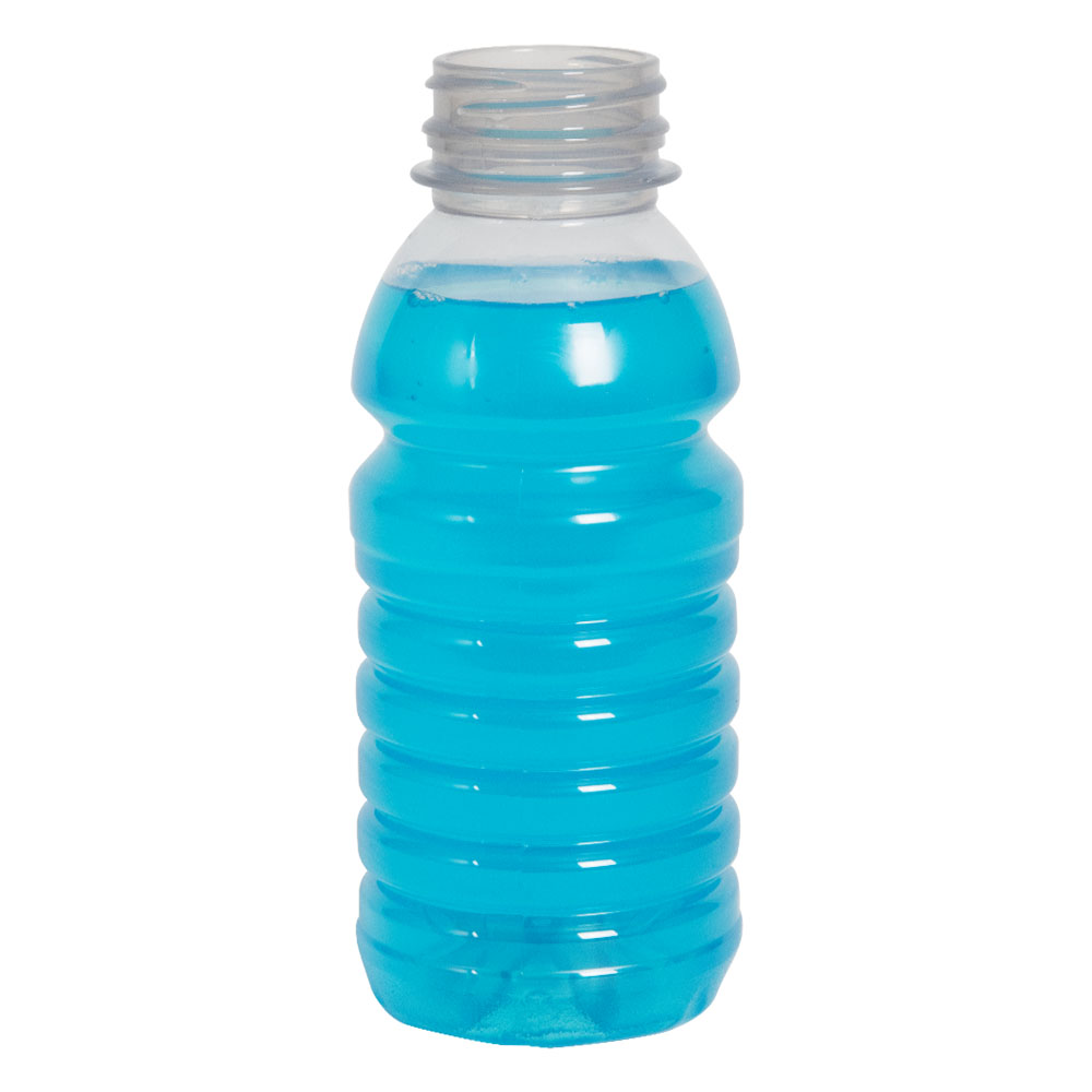 10oz Empty Plastic Juice Bottles with Tamper Evident Caps, Food