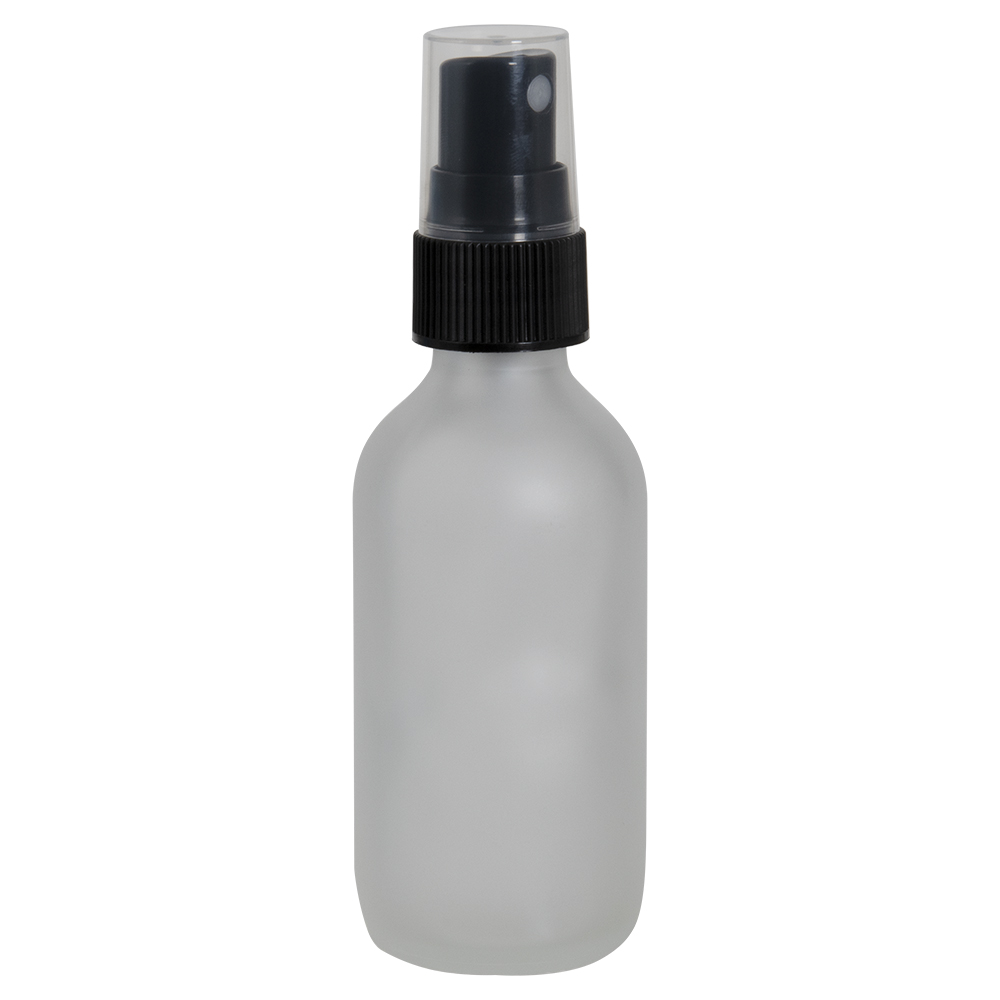 1 oz (30ml) BLUE Glass Bottle with Silver 20-400 lid with foam liner