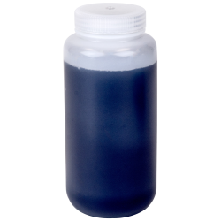 32 oz./1000mL Nalgene™ Wide Mouth Economy HDPE Bottle with 63mm Cap