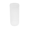 31 oz. White Snap Top Towel Wipe Canister with 83mm Neck (Cap Sold Separately)