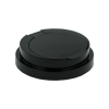 83mm Snap Top Cap for Towel Wipe Canister- Black