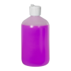 16 oz. LDPE Boston Round Bottle with 28/410 Flip-Top Cap