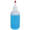 8 oz. LDPE Boston Round Bottle with 24/410 Yorker Dispensing Cap