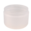 8 oz. Natural Frosted Polypropylene Double-Wall Round Jar with Domed Bottom & 89mm Neck (Cap Sold Separately)