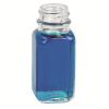 1 oz. Wide Mouth French Square Glass Bottle with 24/400 Neck  (Cap Sold Separately)