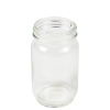 8 oz. Glass Round Mayo Jar with 58/400 Neck - Case of 24 (Cap Sold Separately)