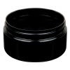 8 oz. Black PET Straight-Sided Round Jar with 89/400 Neck (Cap Sold Separately)