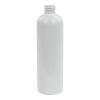 12 oz. White PET Cosmo Round Bottle with 24/410 Neck (Cap Sold Separately)