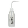 250mL Distilled Water Labeled Sloping Shoulder Wash Bottle with White Dispensing Nozzle