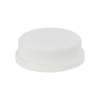 White 38mm Single Thread Cap