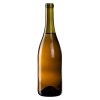 750mL Dead Leaf Glass Punt Bottom Bottle w/ Tall Cork Neck