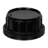 Black Tamper Evident Cap with Foam/Aluminum Liner for Chem50 Bottle