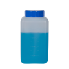 1000mL Azlon® HDPE Rectangular Wide Mouth Graduated Bottle with Cap