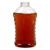 32 oz. (Honey Weight) PET Ribbed Hourglass Bottle with 38/400 Neck (Cap Sold Separately)