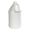 1 Gallon White HDPE Economy Industrial Round Jug with 38/400 Neck (Cap Sold Separately)