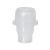 Clear Polypropylene Fitment for 17mm Glass Roll-On Bottle