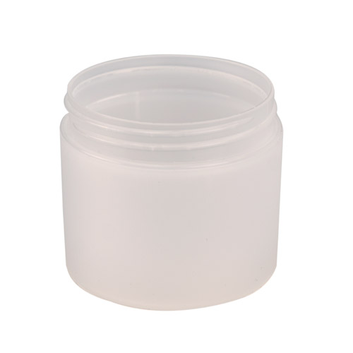 10-oz-white-frosted-polypropylene-double-wall-round-jar-with-89mm-neck