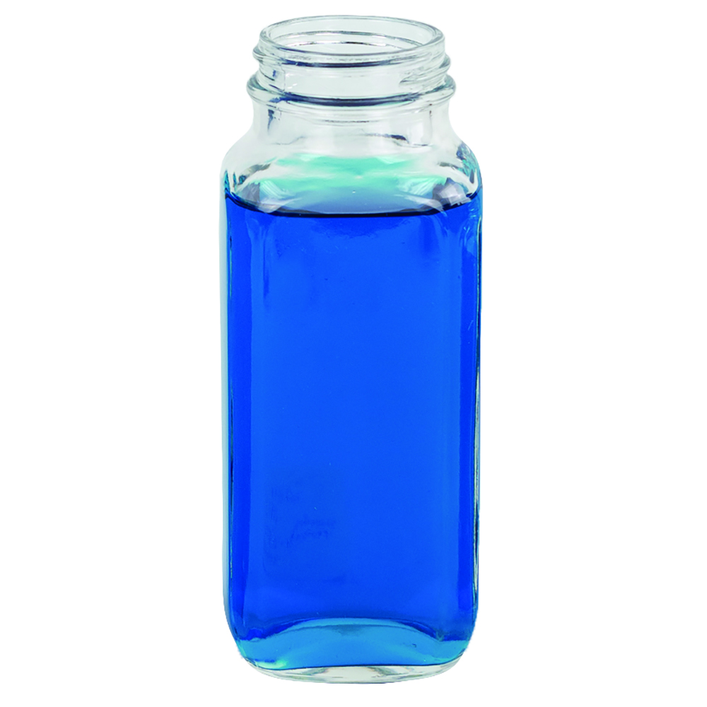 8 oz. French Square Bottle 43-400