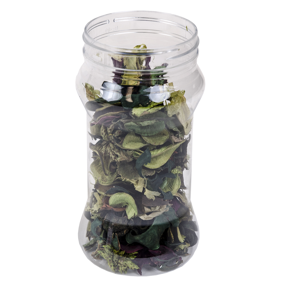 Clear Hourglass Jars