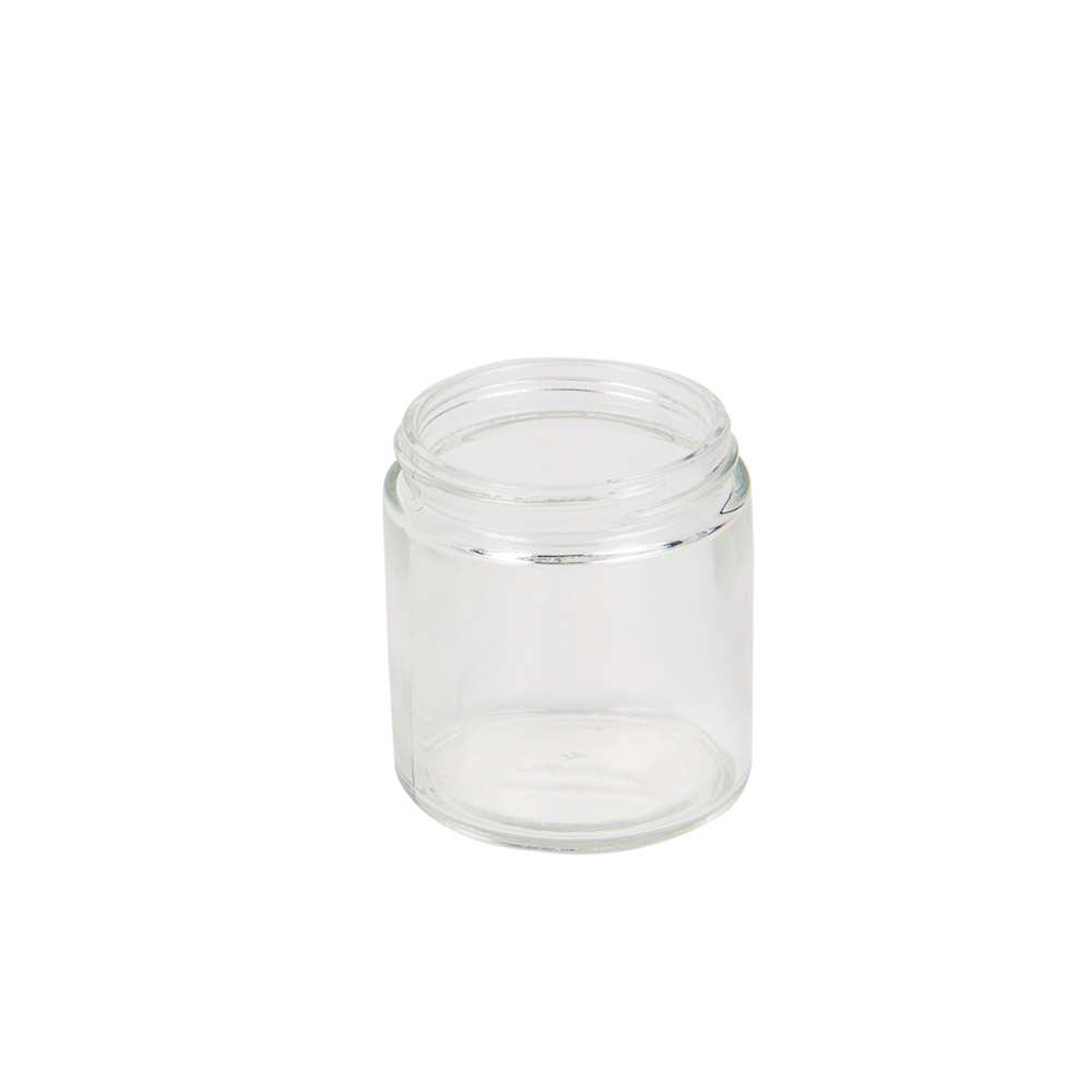 4 Oz Clear Glass Straight Sided Jar With 58400 Neck Cap Sold Separately Us Plastic Corp 4341