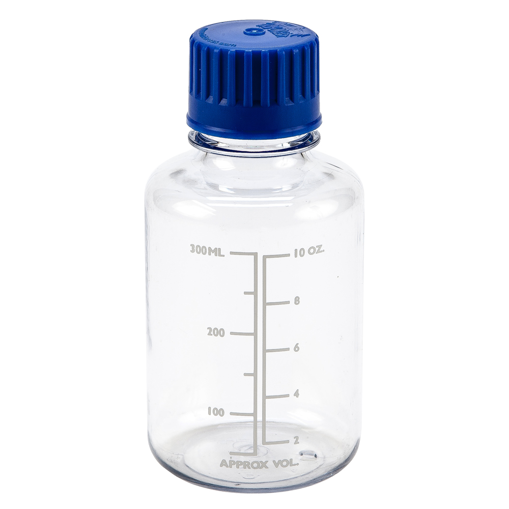 Polycarbonate Graduated Boston Round Bottles | U.S. Plastic Corp.