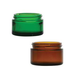 Glass Colored Jars