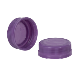 38mm DBJ Red HDPE Tamper Evident Screw Cap | U.S. Plastic Corp.