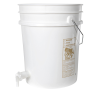 Premium White 5 Gallon Tamco® Modified Bucket with Spigot