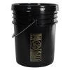 UN Rated Black 5 Gallon Bucket w/Metal Handle & Lid w/Rieke Pour Spout