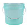 3-1/2 Gallon Leaktite® Translucent Green Pail