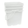 5.3 Gallon White EZ Stor Pail with Handle