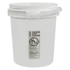 5 Gallon Lite Latch® White Bucket