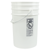 White 6.5 Gallon Bucket