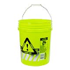 Leaktite® 5 Gallon Reflective Fluorescent Yellow Round Bucket