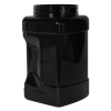 128 oz. (1 Gallon) Black PET Pinch Grip-It Square Jars with 120mm Neck (Cap Sold Separately)