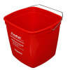 6 Quart Red PuraPail™ Utility Pail - Sanitizer Imprint