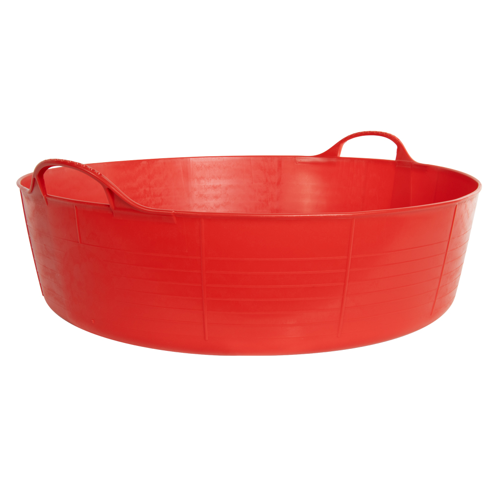 Plastic Handy Oval tub Red - Dollar Store