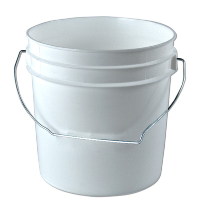 White 1 Gallon Bucket \u0026 Lid | U.S 